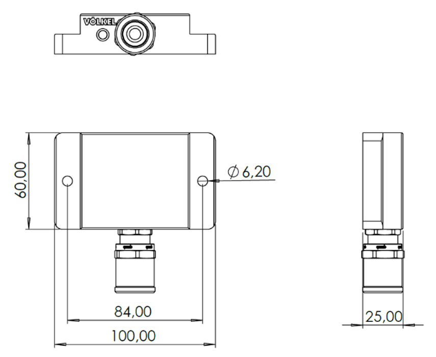 Acceleration sensor with EVT in MN/m2.